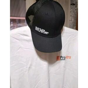 BEHR Size XL 100% Cotton Longsleeve Shirt And BEHR Snapback Hat Both New In Pkg.